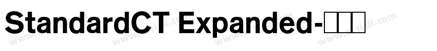 StandardCT Expanded字体转换